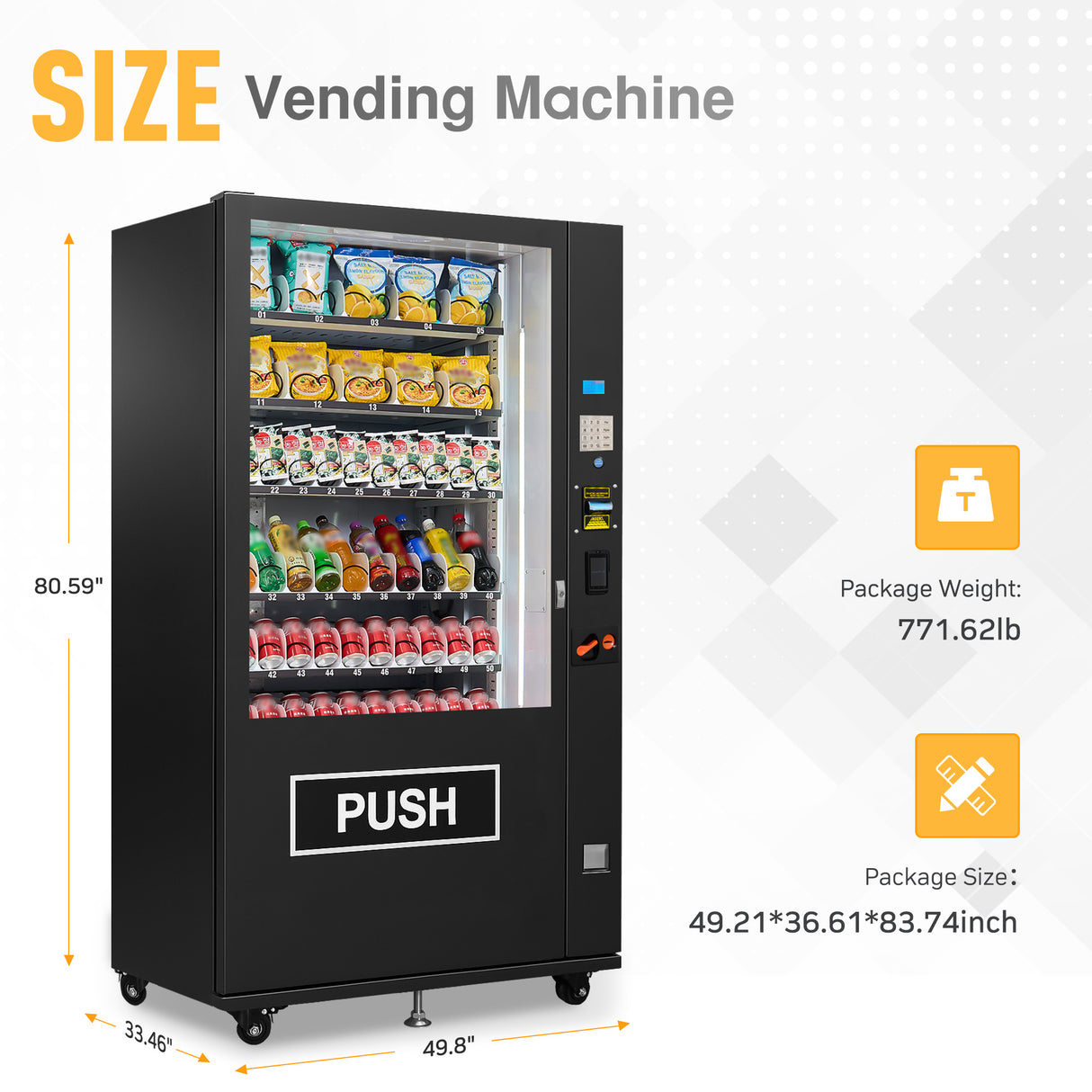 Kolvending Multi-Product Vending Solution | High Capacity + Snacks, Drinks, and More