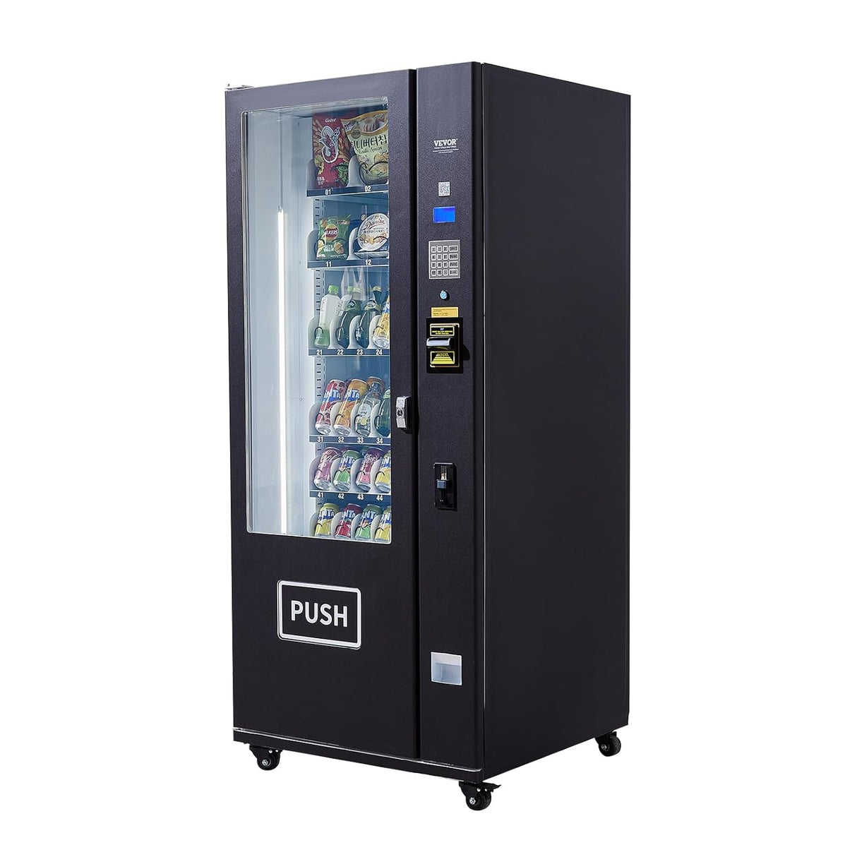 KOLVENDING Refrigerated Combo Vending Machine – 36 Slots Snack & Drink Vending Solution for Commercial Use
